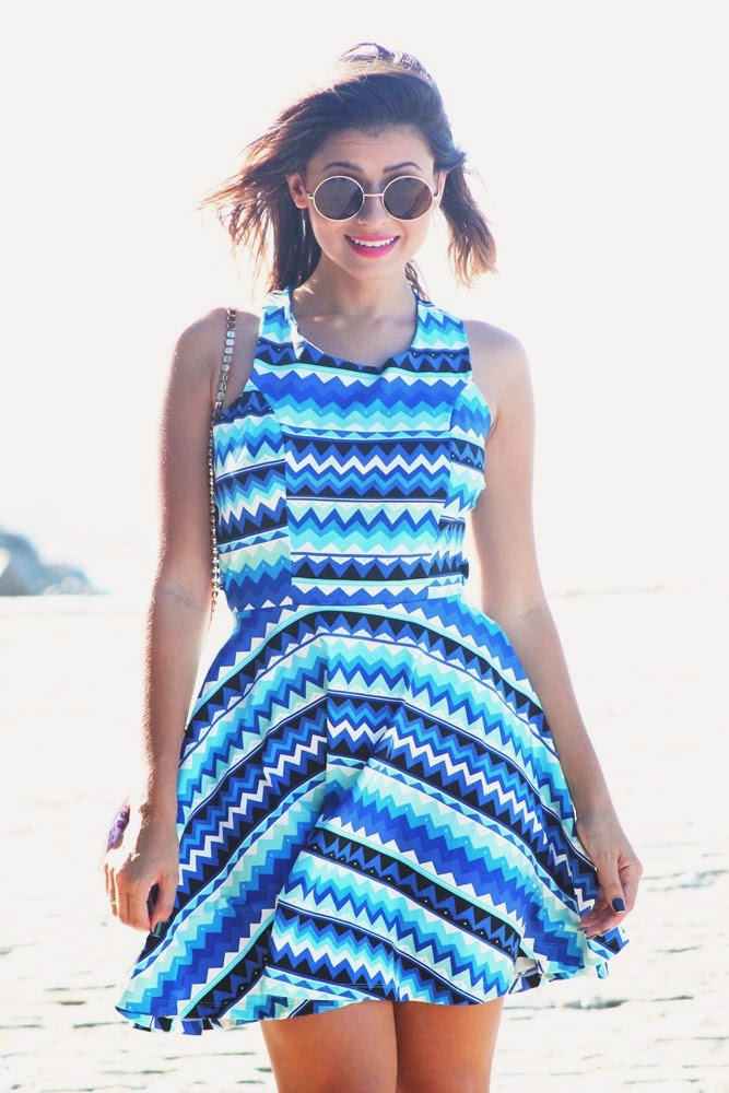 vestido estampado
